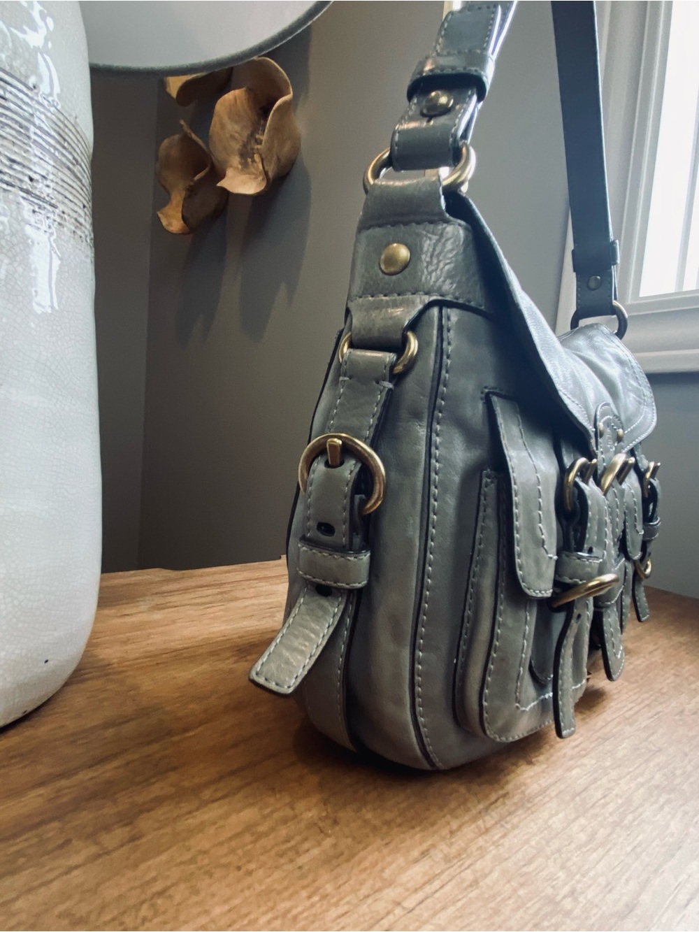 Coach Legacy Garcia Satchel Green/Gray - Picture 4 of 17